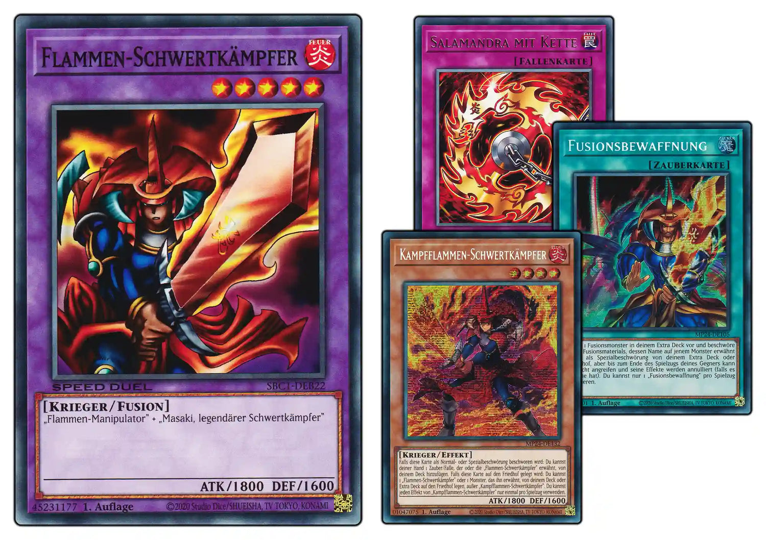 Yu-Gi-Oh! Flammen-Schwertkämpfer Themendeck