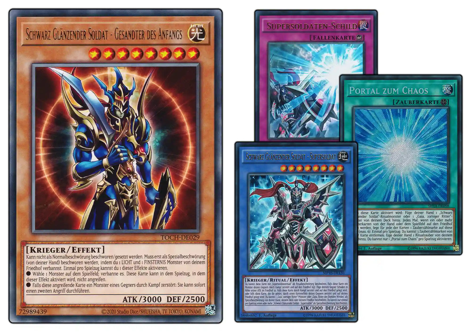 Yu-Gi-Oh! Schwarz Glänzender Soldat Themendeck