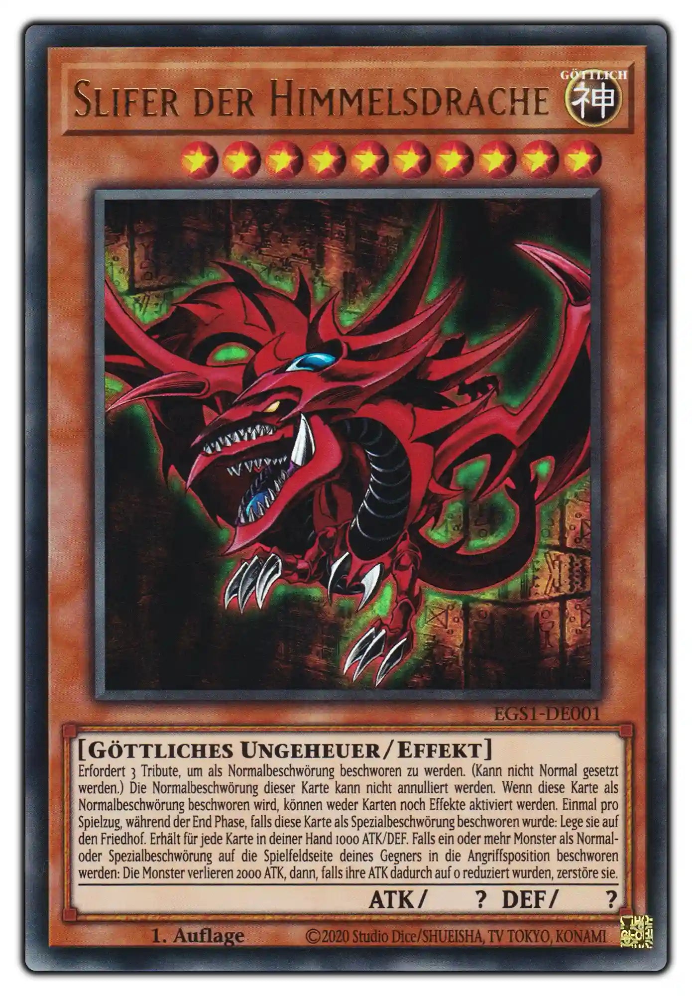 EGS1-DE001 Slifer der Himmelsdrache