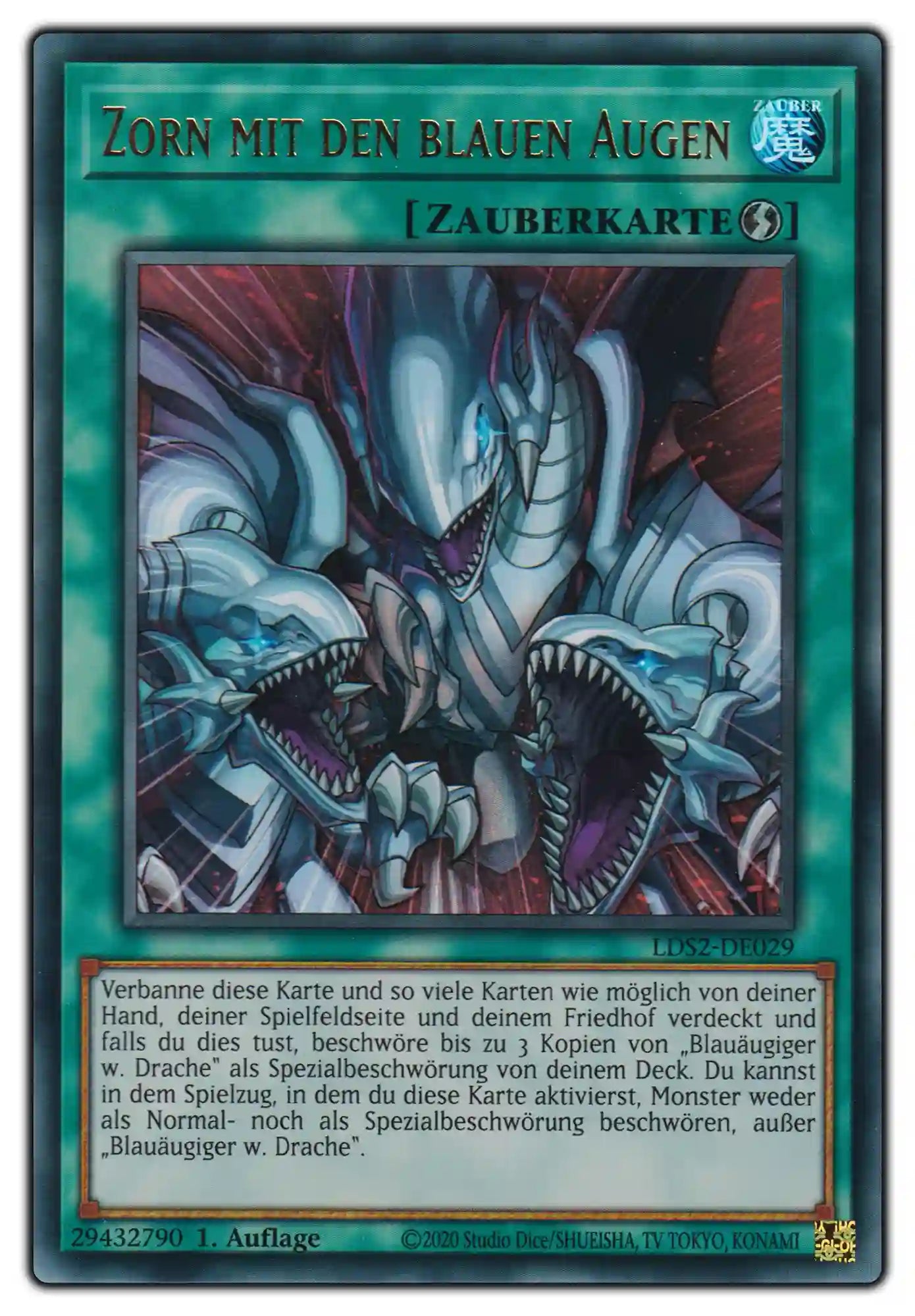 LDS2-DE029 Zorn mit den blauen Augen Ultra Rare