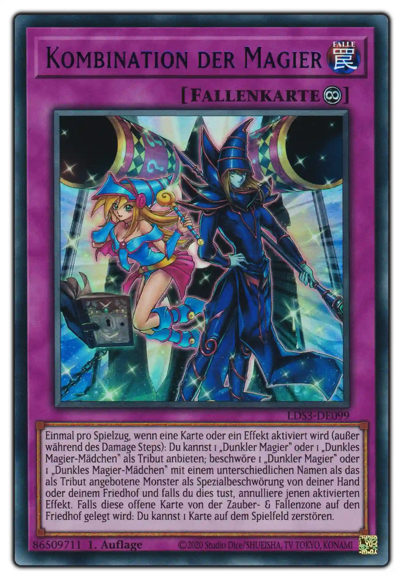 LDS3-DE099 Kombination der Magier Blue Ultra Rare