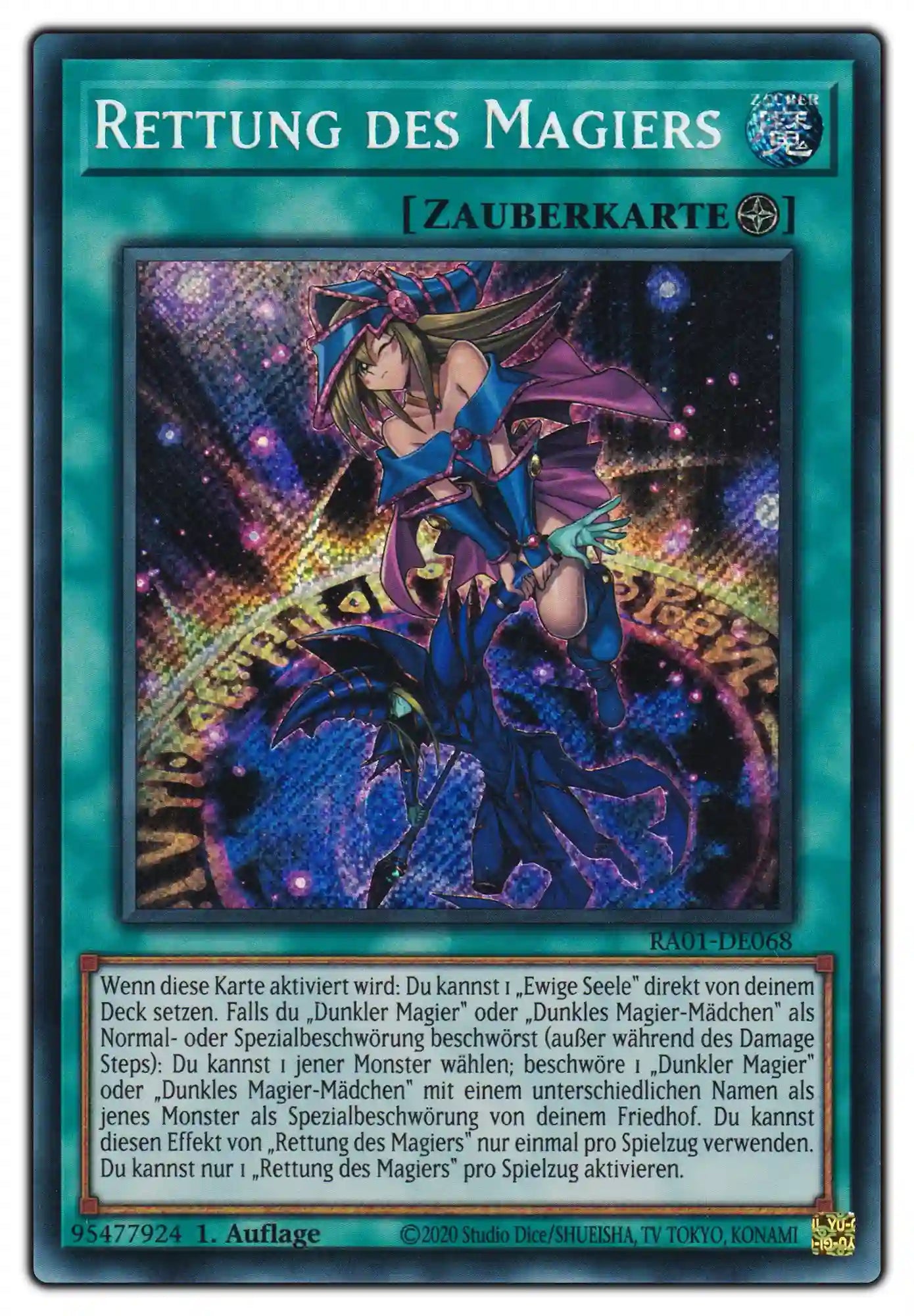 RA01-DE068 Rettung des Magiers Secret Rare