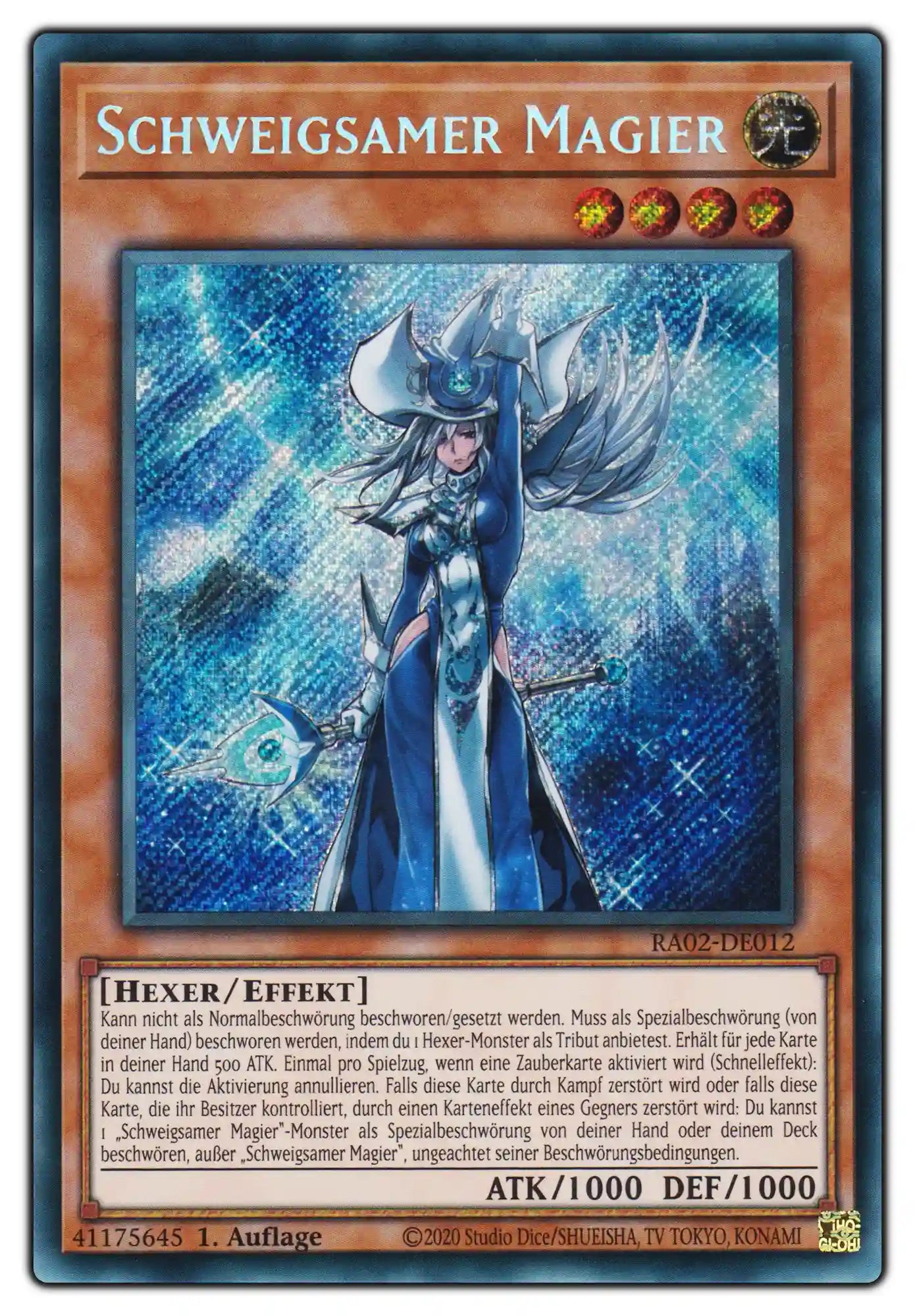 RA02-DE012 Schweigsamer Magier Secret Rare