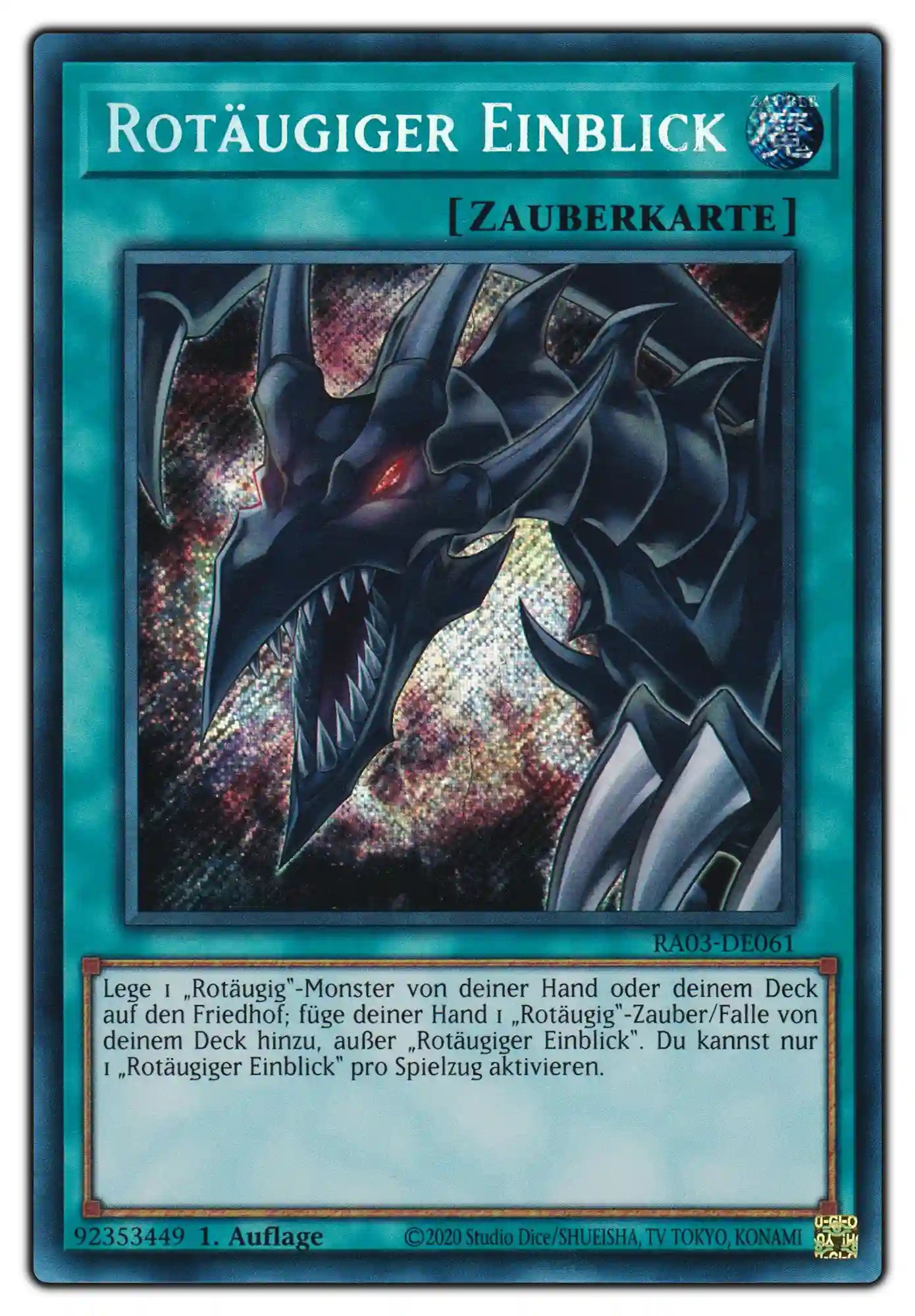 RA03-DE061 Rotäugiger Einblick Secret Rare