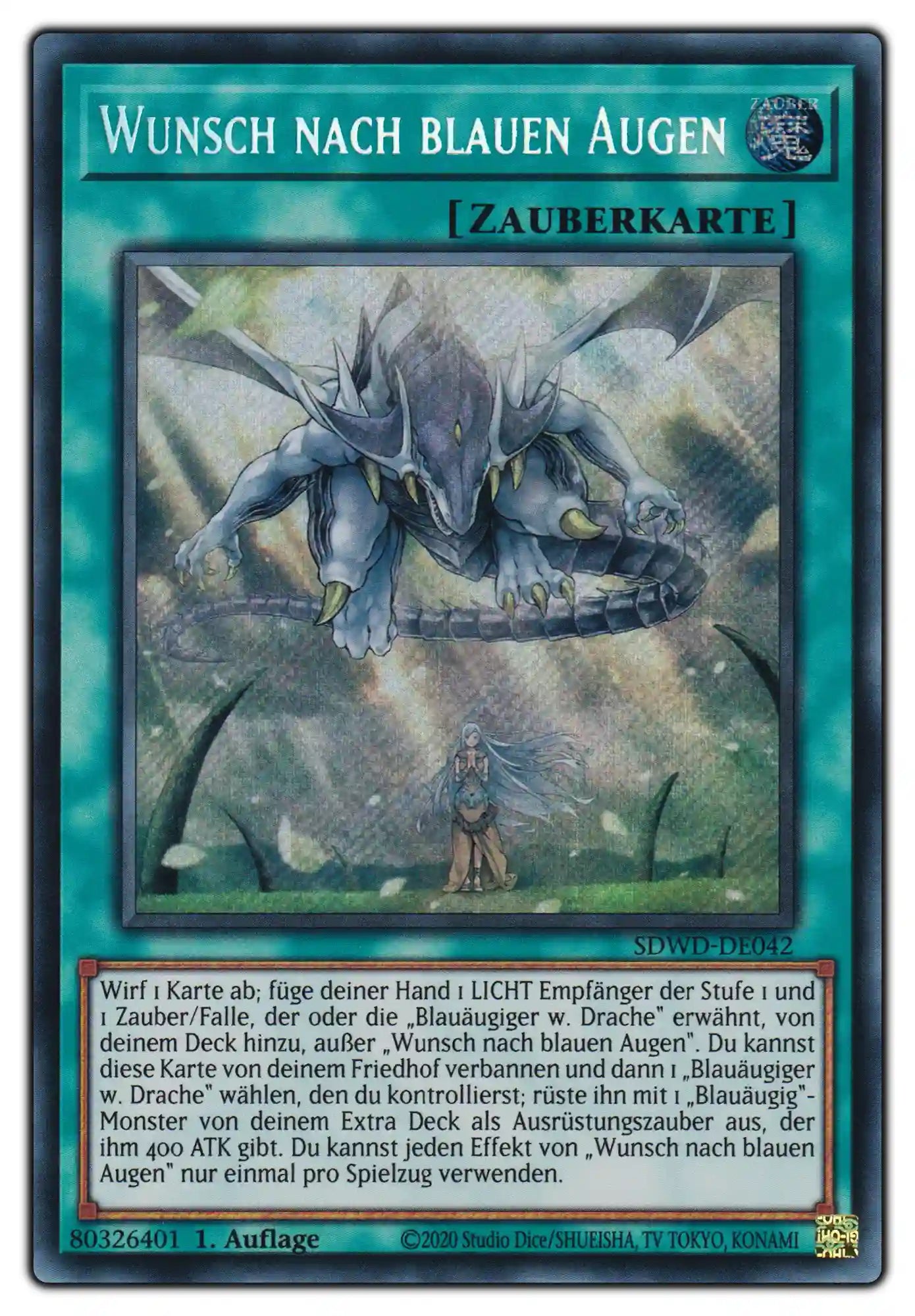 SDWD-DE042 Wunsch nach blauen Augen Secret Rare