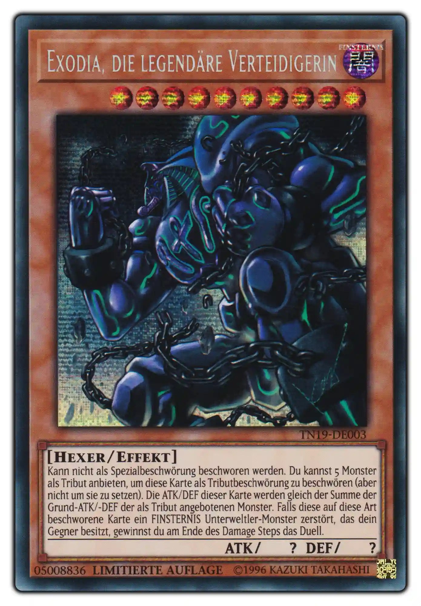 TN19-DE003 Exodia, die legendäre Verteidigerin