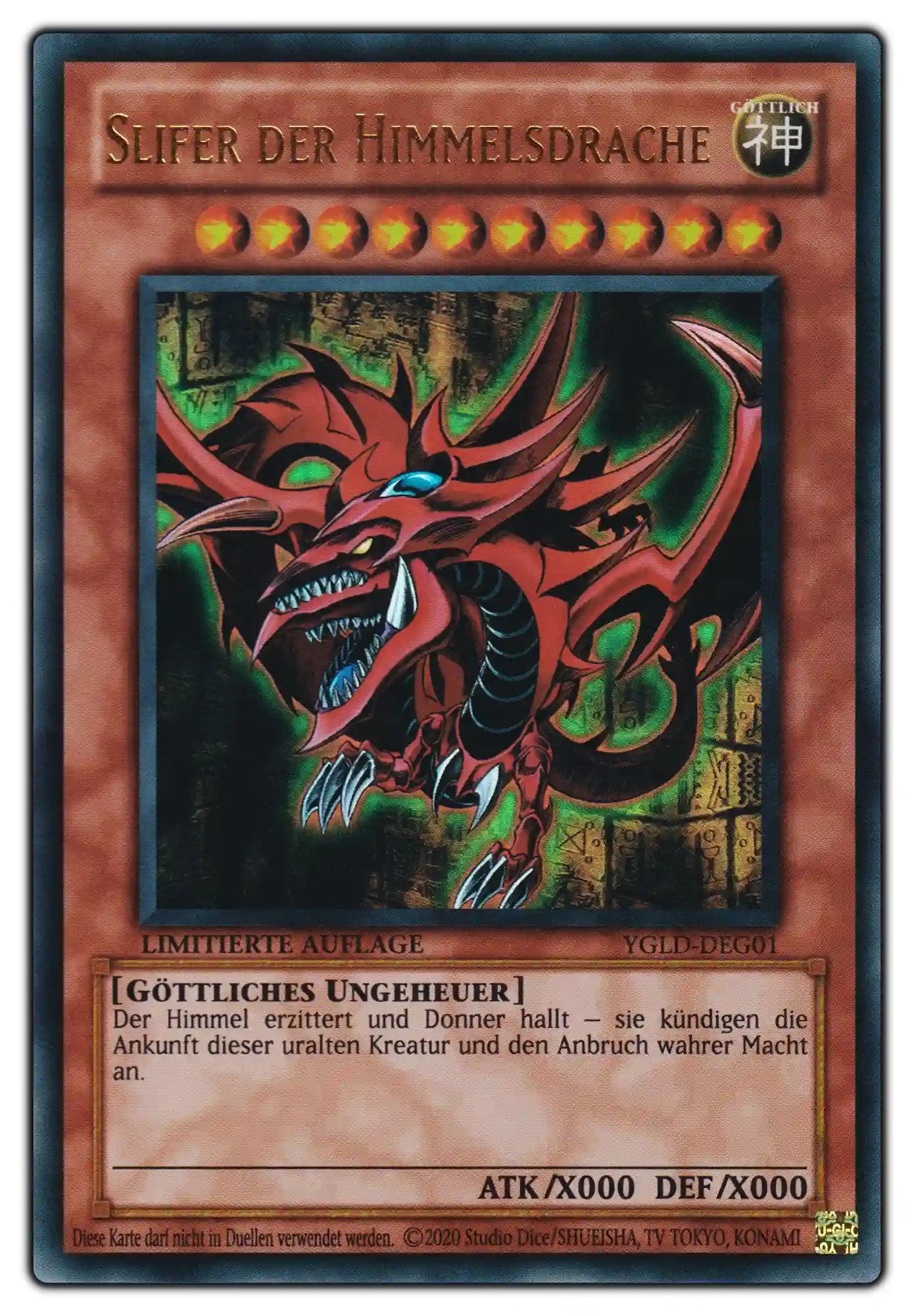 YGLD-DEG01 Slifer der Himmelsdrache