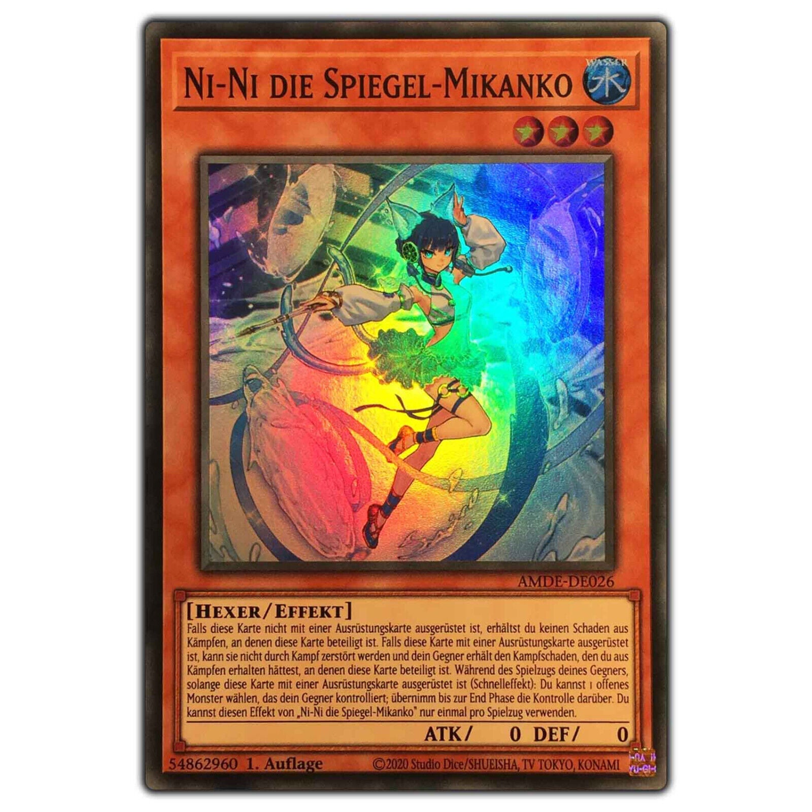Yugioh Ni-Ni die Spiegel-Mikanko (V.1) AMDE-DE026 Super Rare kaufen —  ReCollectibles
